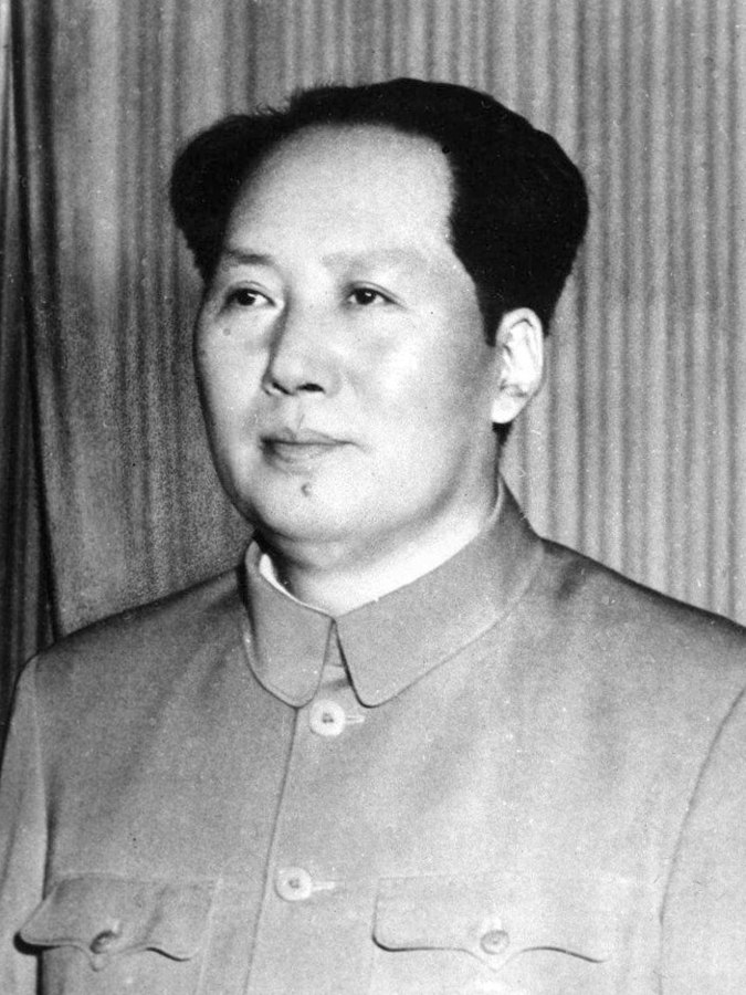 Historical photograph of Mao Zedong