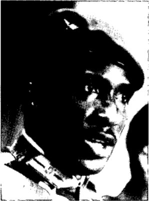 Historical photograph of Thomas Sankara
