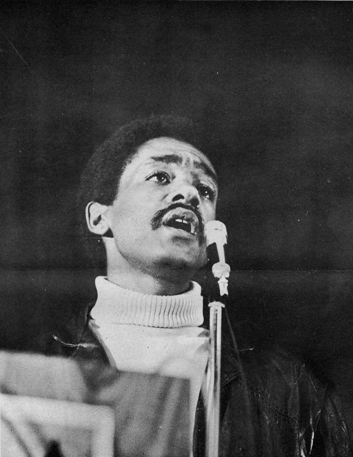 Historical photograph of Bobby Seale